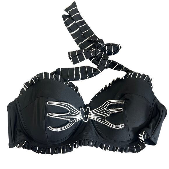 The Nightmare Before Christmas Jack Halter Swim Top Size Medium - Picture 1 of 6